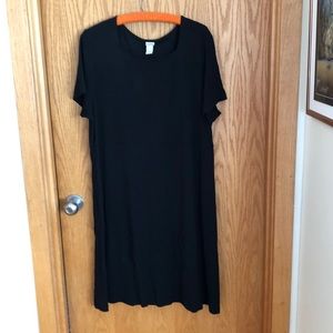 JJill short sleeve black dress